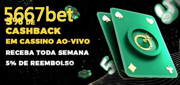 Promoções do cassino ao Vivo 5667bet